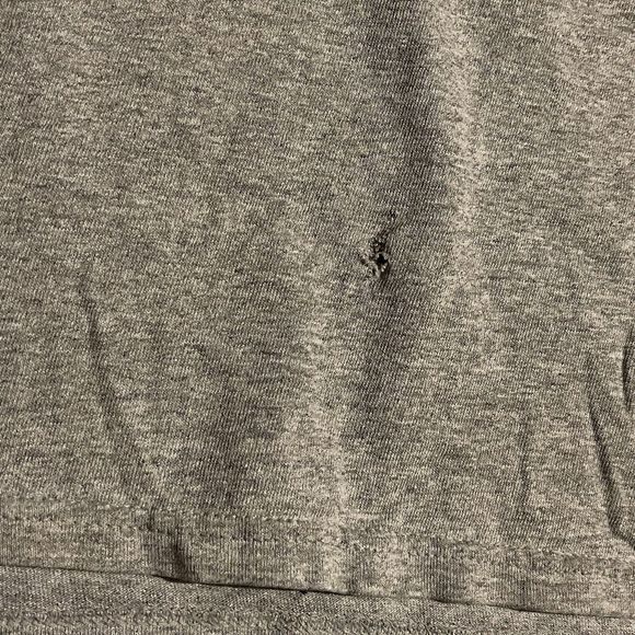 Vintage 90s Nike Just Do It Center Swoosh Graphic T-Shirt Size M Gray Grey Tag - Picture 3 of 9